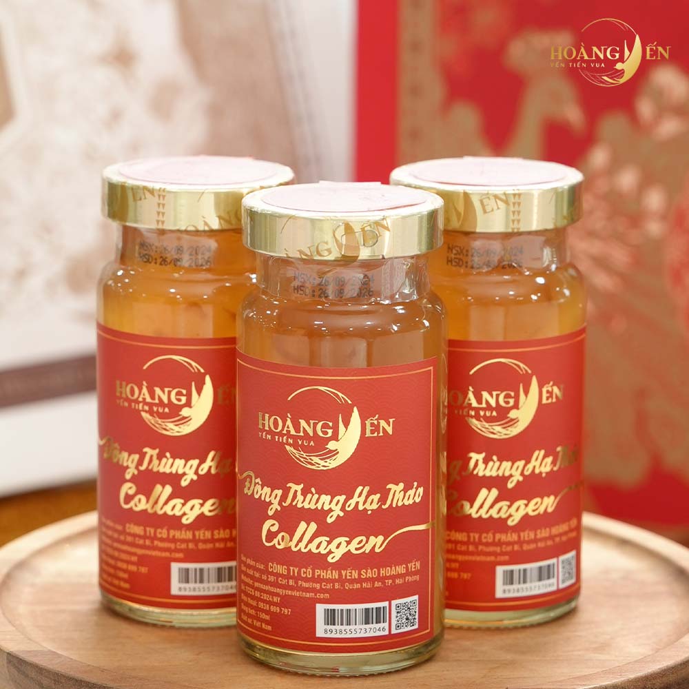 Yến chưng Collagen Đông trùng đường kiêng giúp tăng cường hệ miễn dịch