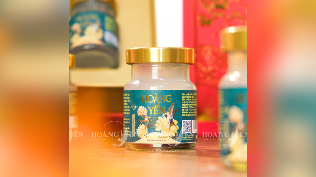 yến chưng đường phèn 