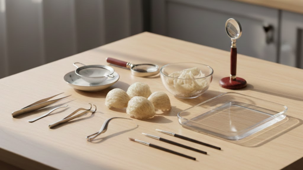 Cách làm sạch tổ yến