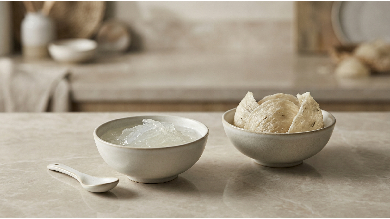 Yên khô và yến tươi