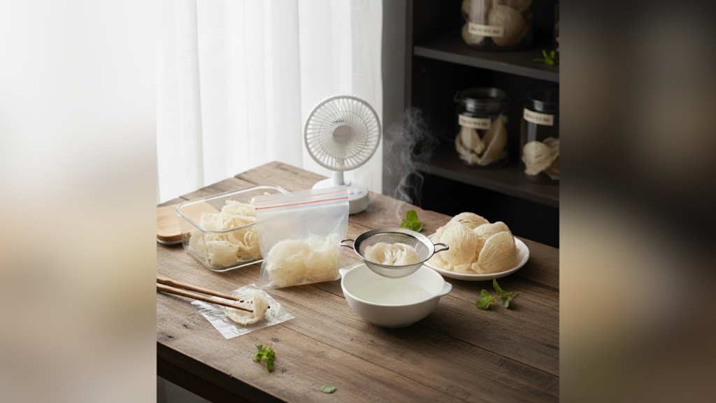 Hướng dẫn bảo quản yến tươi 