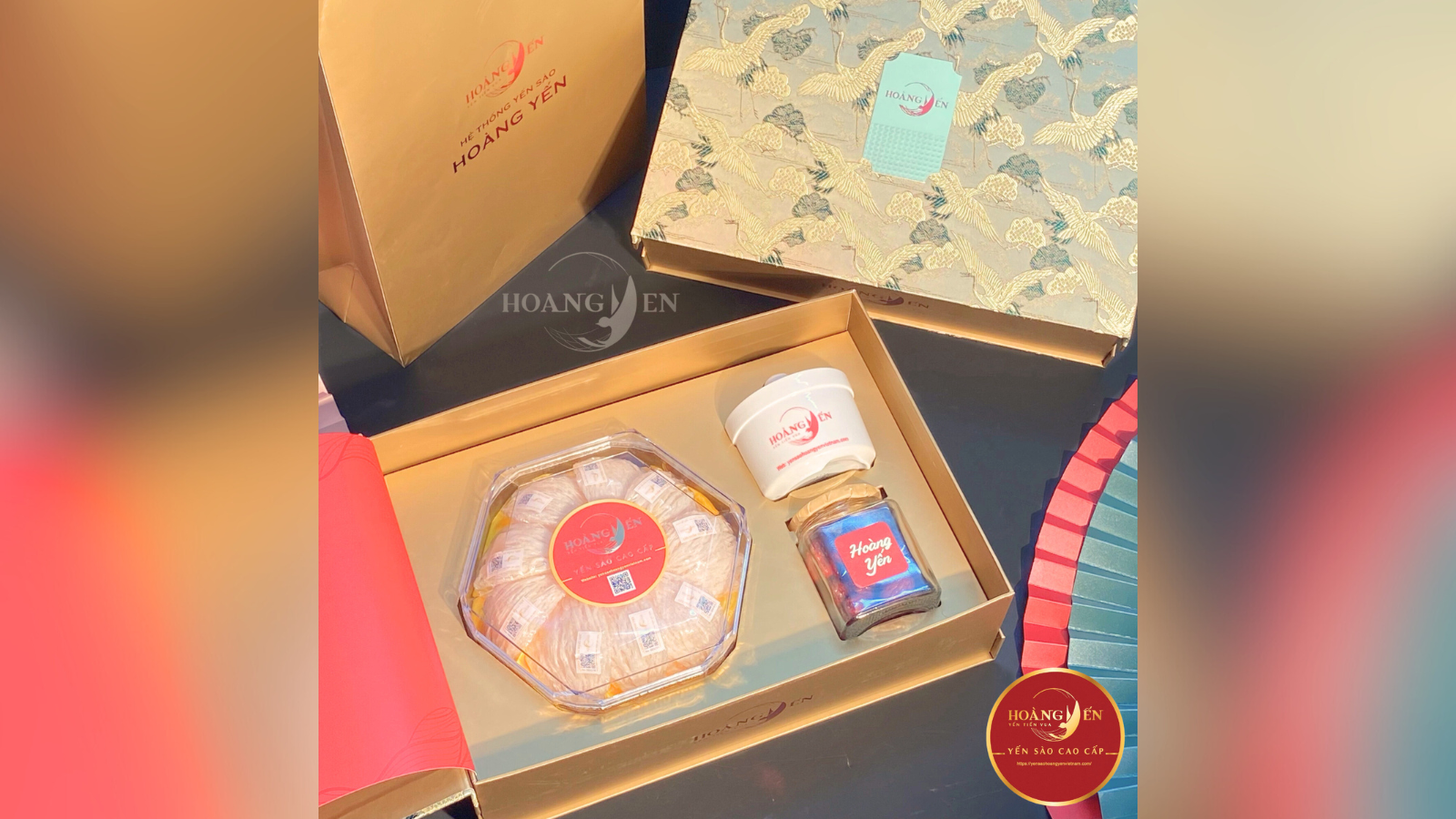 Set quà tặng yến sào sang trọng