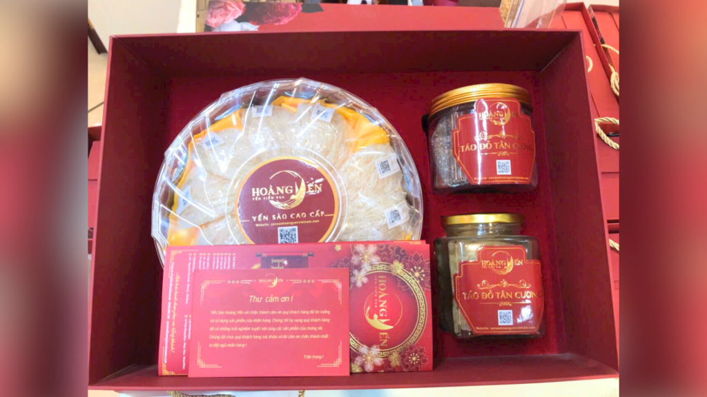 Thiết kế bao bì quà tặng yến sào
