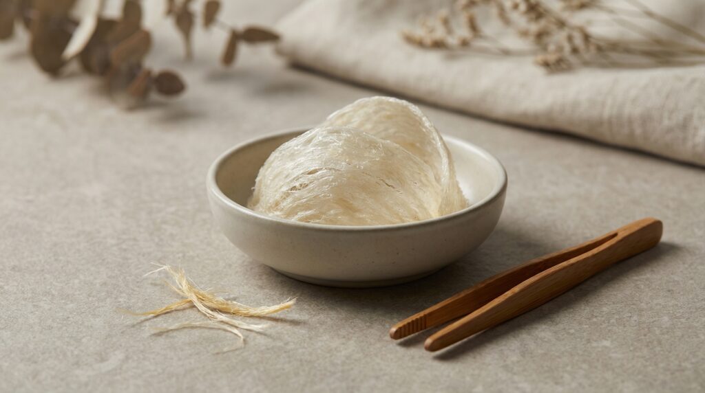 Tổ yến rút lông khô