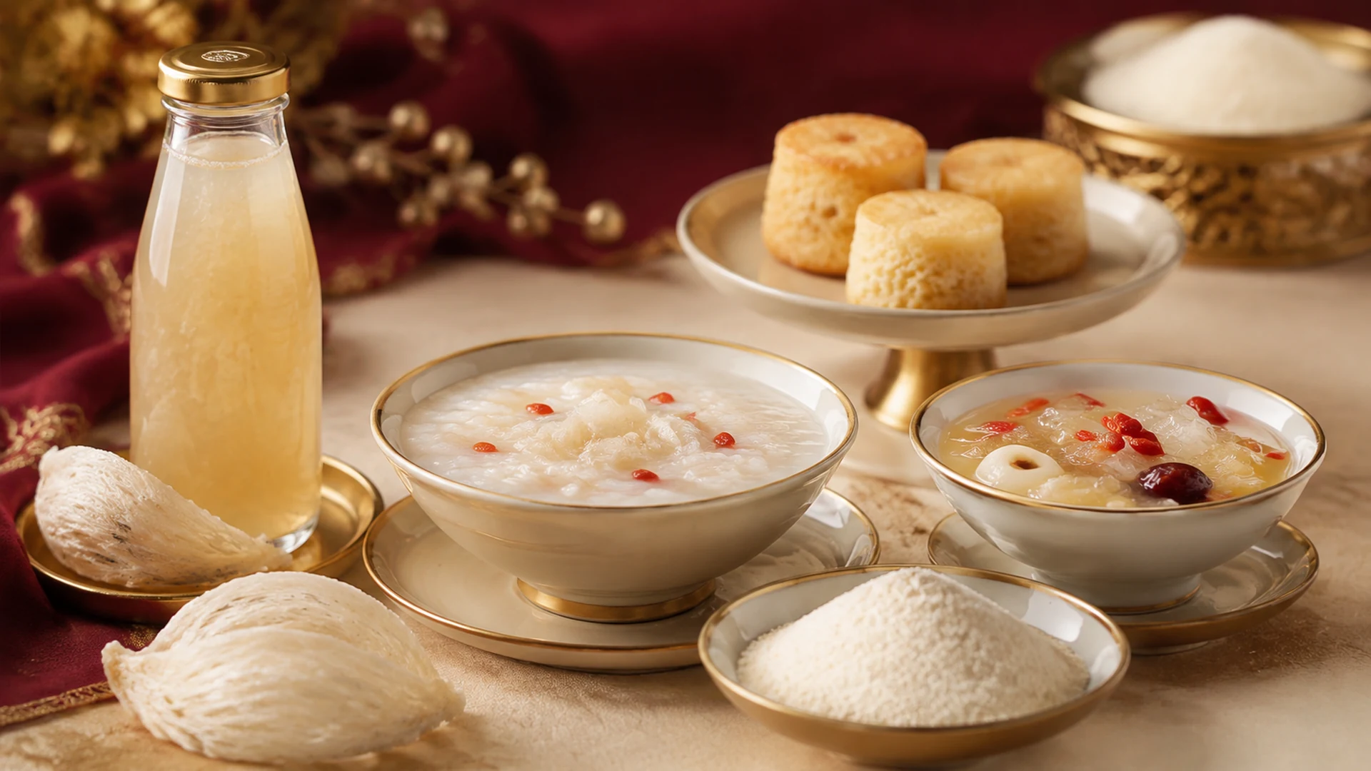 Ứng dụng bột yến sào trong đồ uống cháo súp và bánh