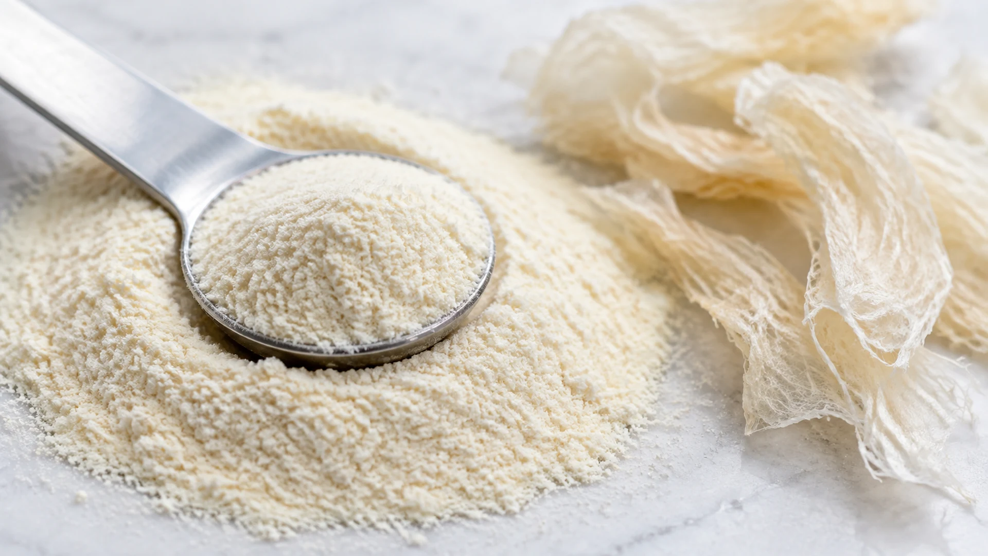 Kết cấu mịn của bột yến sào