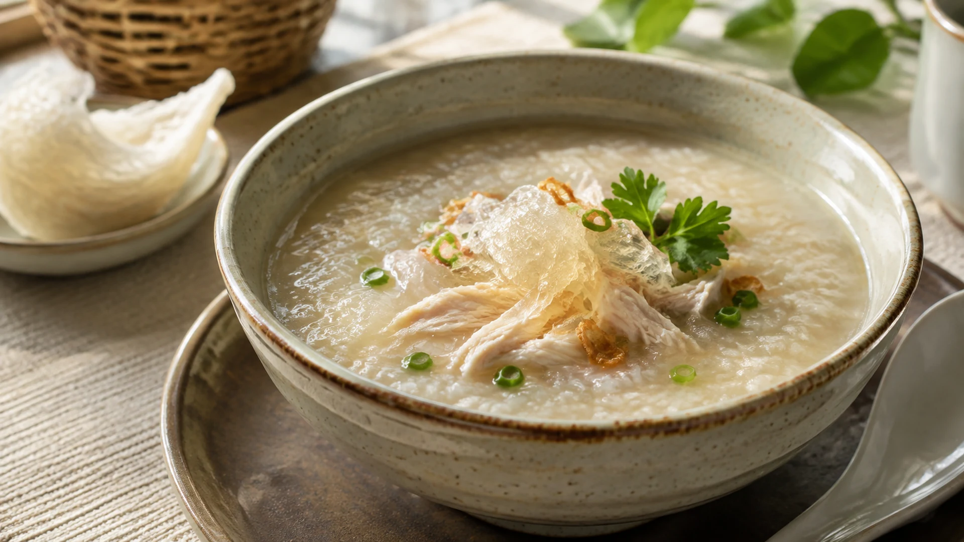 Cháo yến phát triển từ nguyên liệu bột yến sào