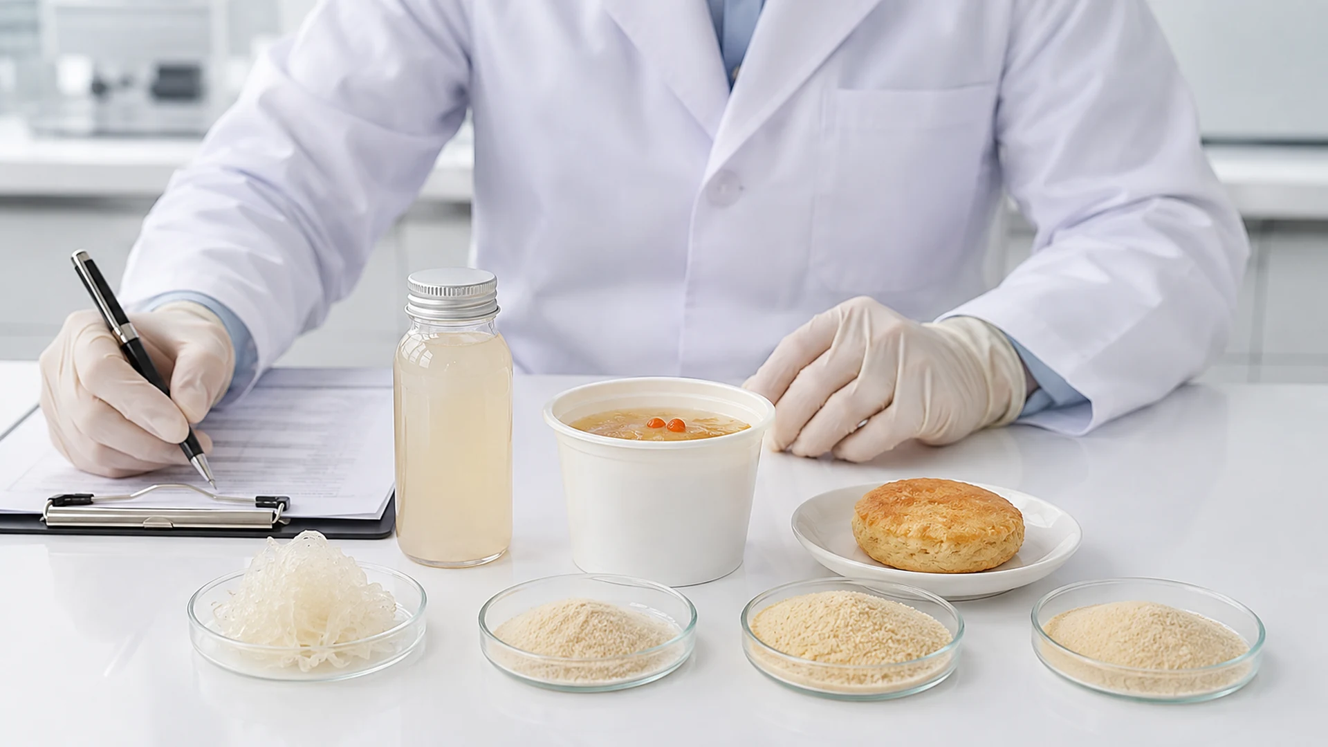 Đánh giá mẫu ứng dụng bột yến sào
