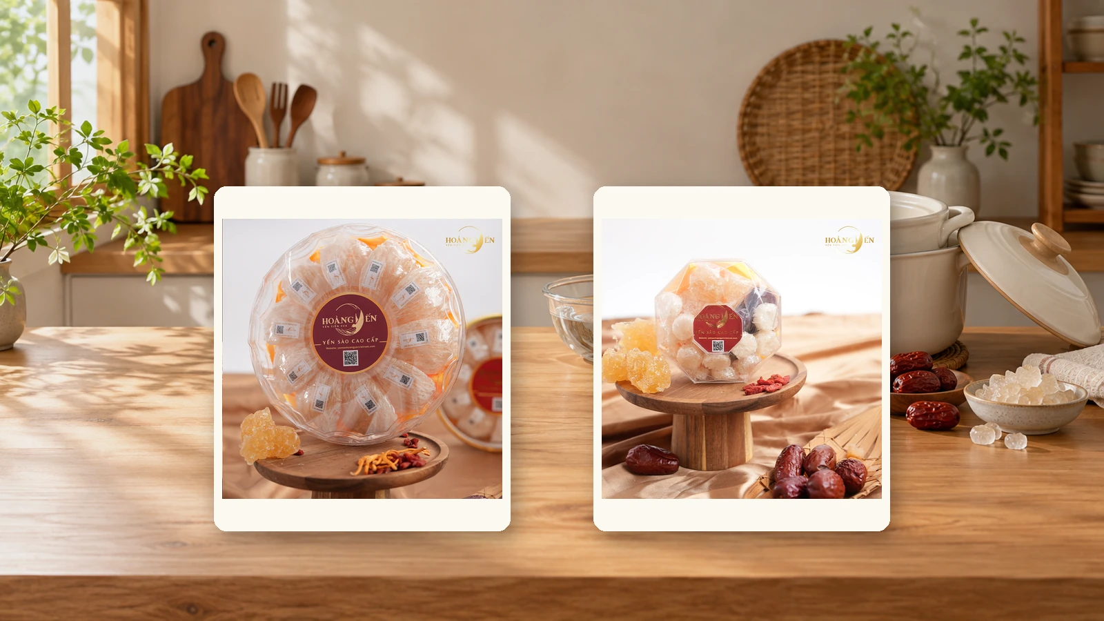 Định lượng yến tinh chế và yến Baby trước khi chưng