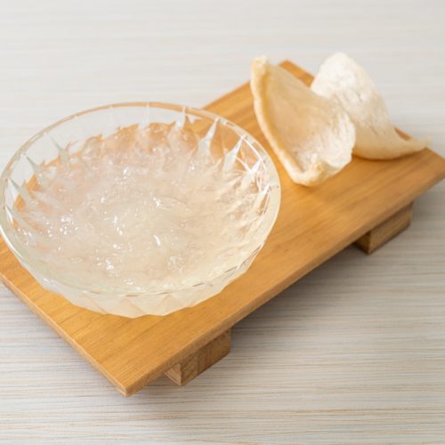 Edible,Bird's,Nest,Soup,In,Glass,Bowl,-,Healthy,Food