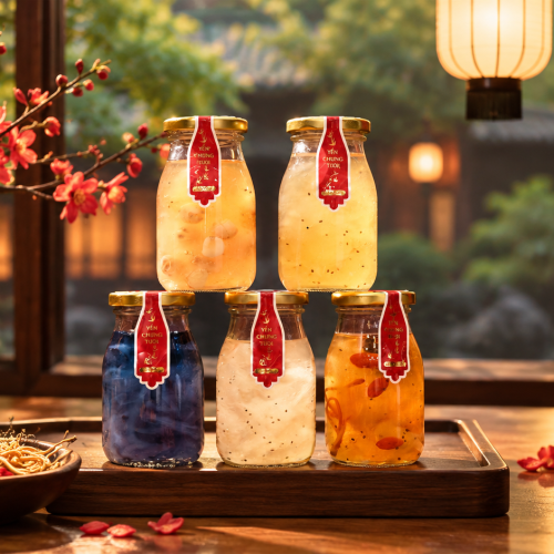Golden Tea House Bird’s Nest Display