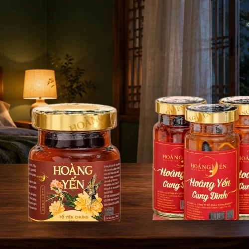 Yến sào và giấc ngủ trong không gian buổi tối thư giãn